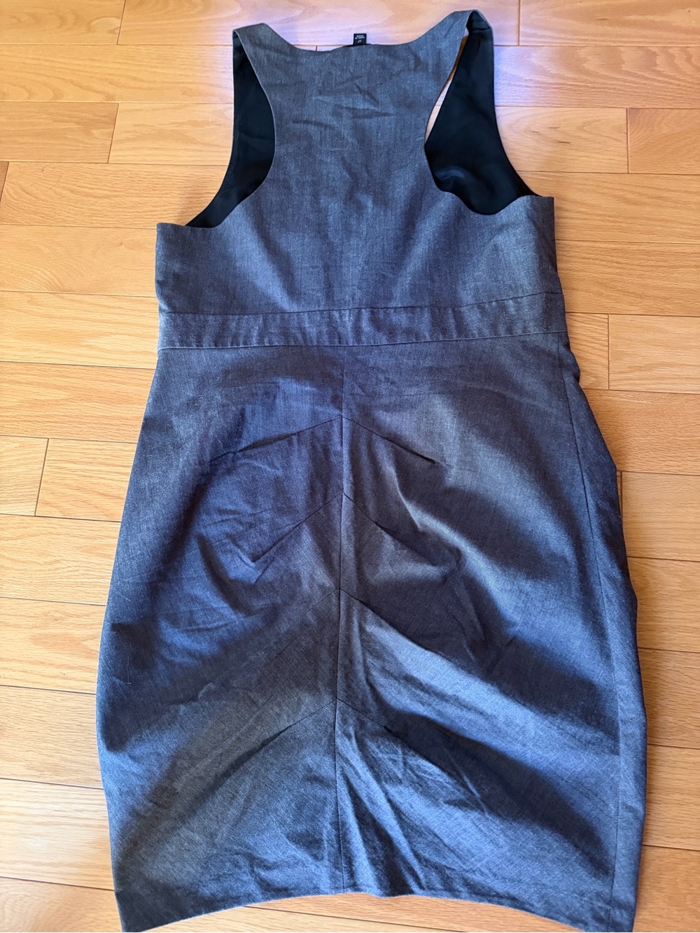 Sleeveless Gray Midi Sheath Dress size 12